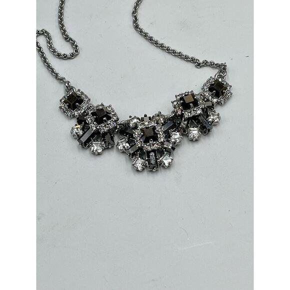 Kate spade Atomic Floral necklace 18" with extender black silver mirror finish - Picture 14 of 14